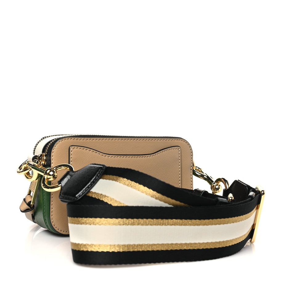 Marc Jacobs Saffiano Small Snapshot Camera Bag Sand Castle Multicolor Image 3