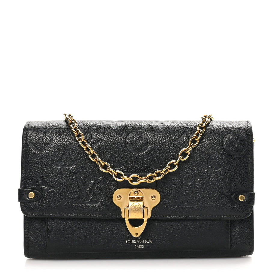Louis Vuitton Empreinte Vavin Chain Wallet Black Image 1