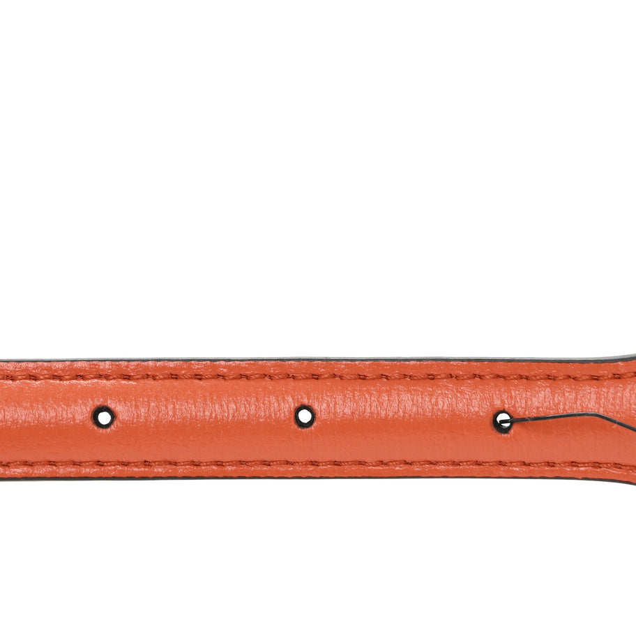 Gucci Efesto Leather Womens Horsebit 15/23mm Belt 85 34 Orange Image 3