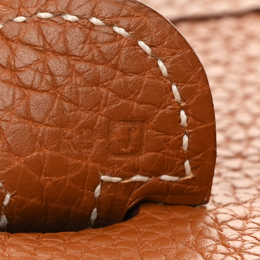 Hermes Taurillon Clemence Evelyne III PM Gold Image 7