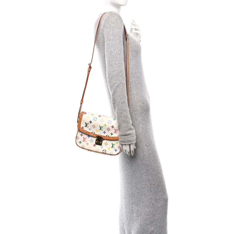  Louis Vuitton Monogram Sologne White