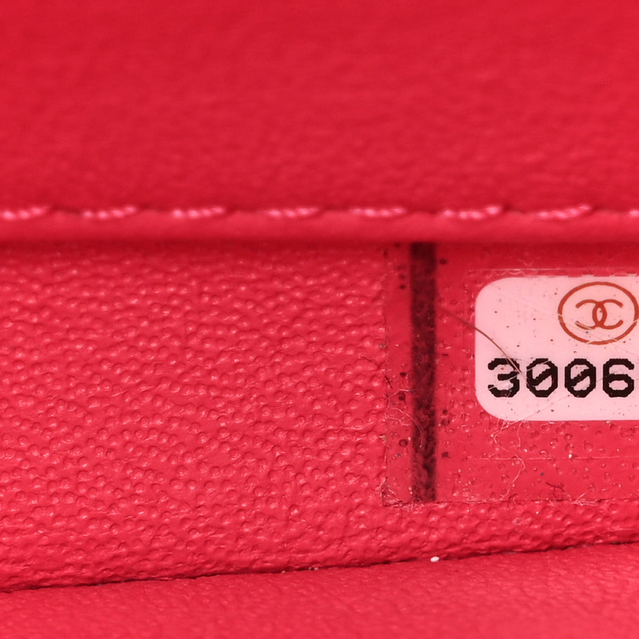 Chanel Lambskin Quilted Small Trendy CC Flap Dual Handle Bag Dark Pink Image 7