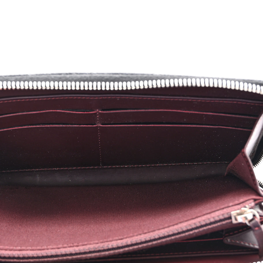 Chanel Caviar Quilted Large Gusset Zip Around Wallet Black Image 5