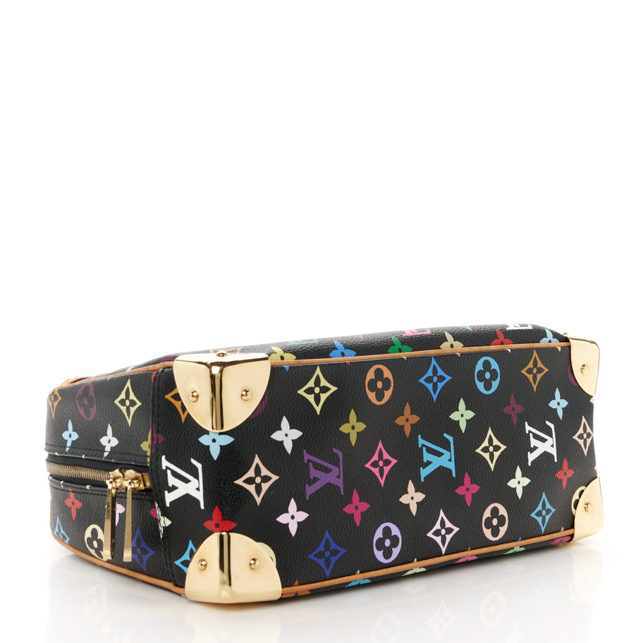 Louis Vuitton Monogram Multicolor Trouville Black Image 4