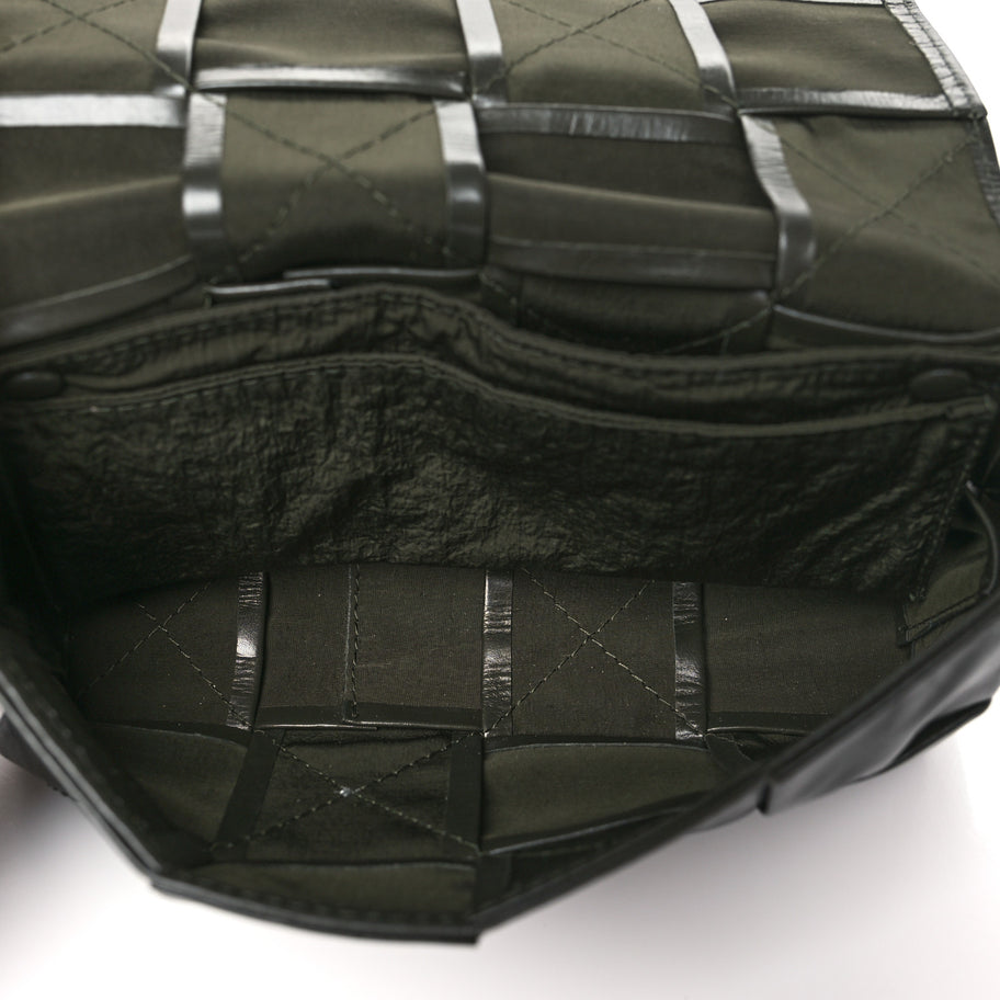 Bottega Veneta Paper Calfskin Intrecciato Cassette Belt Bag Raintree Image 5