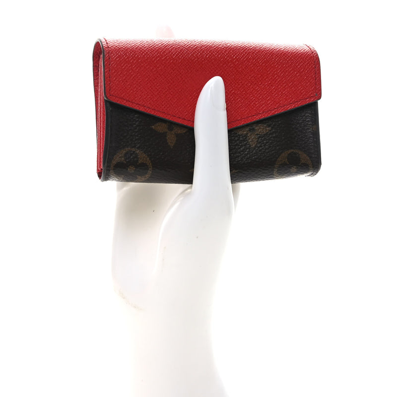  Louis Vuitton Monogram Sarah Multicartes Coquelicot