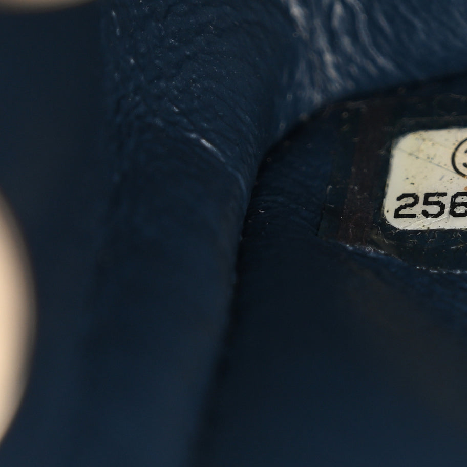 Chanel Iridescent Caviar Quilted Mini Rectangular Flap Dark Blue Image 7