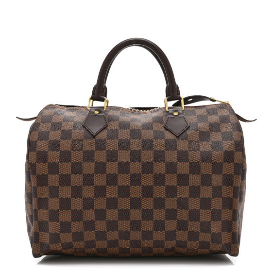  Louis Vuitton Damier Ebene Speedy 30