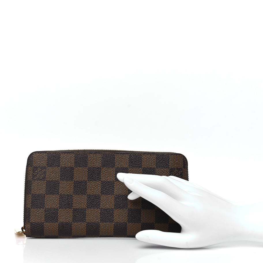 Louis Vuitton Damier Ebene Zippy Wallet Rose Ballerine Image 2