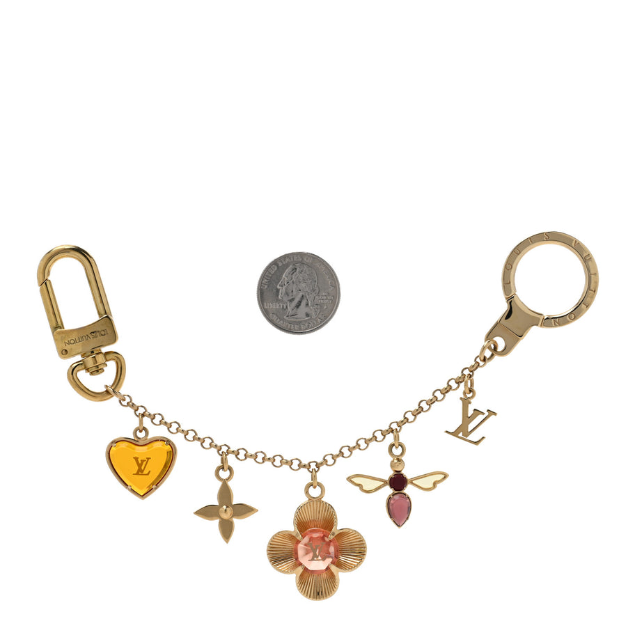Louis Vuitton Bee Flower Chain Key Charm Image 2