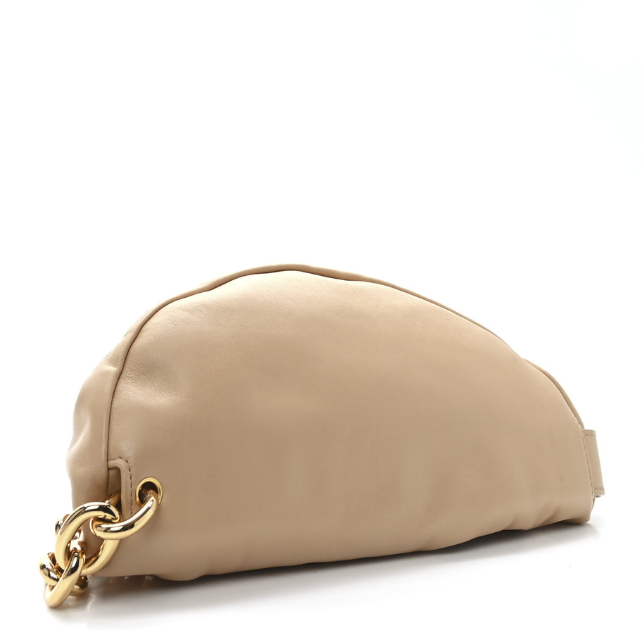 Bottega Veneta Nappa The Belt Chain Pouch Almond Image 4