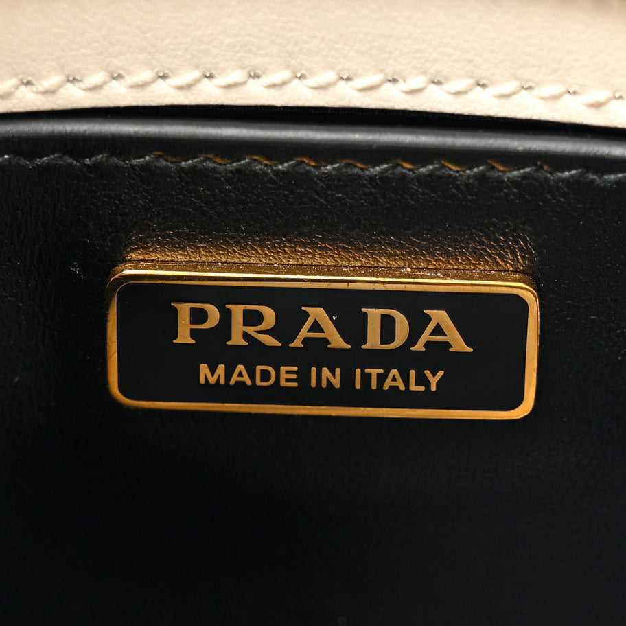 Prada Saffiano Lux Metropolis Tote White Image 6