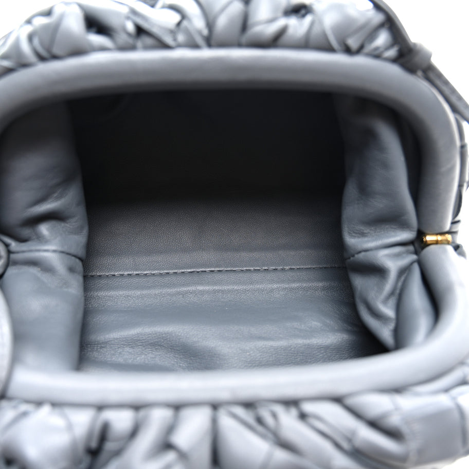Bottega Veneta Nappa Intrecciato The Mini Pouch Thunder Image 5