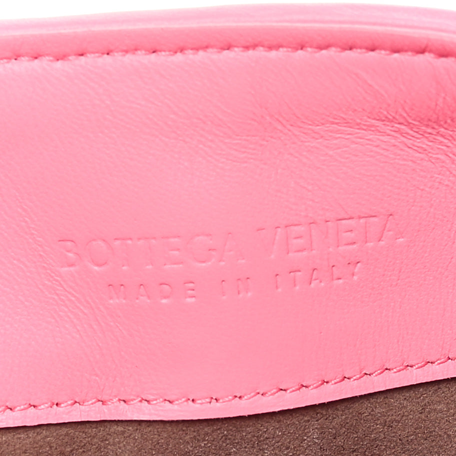 Bottega Veneta Nappa Intrecciato Small Olimpia Shoulder Bag Antique Pink Image 6