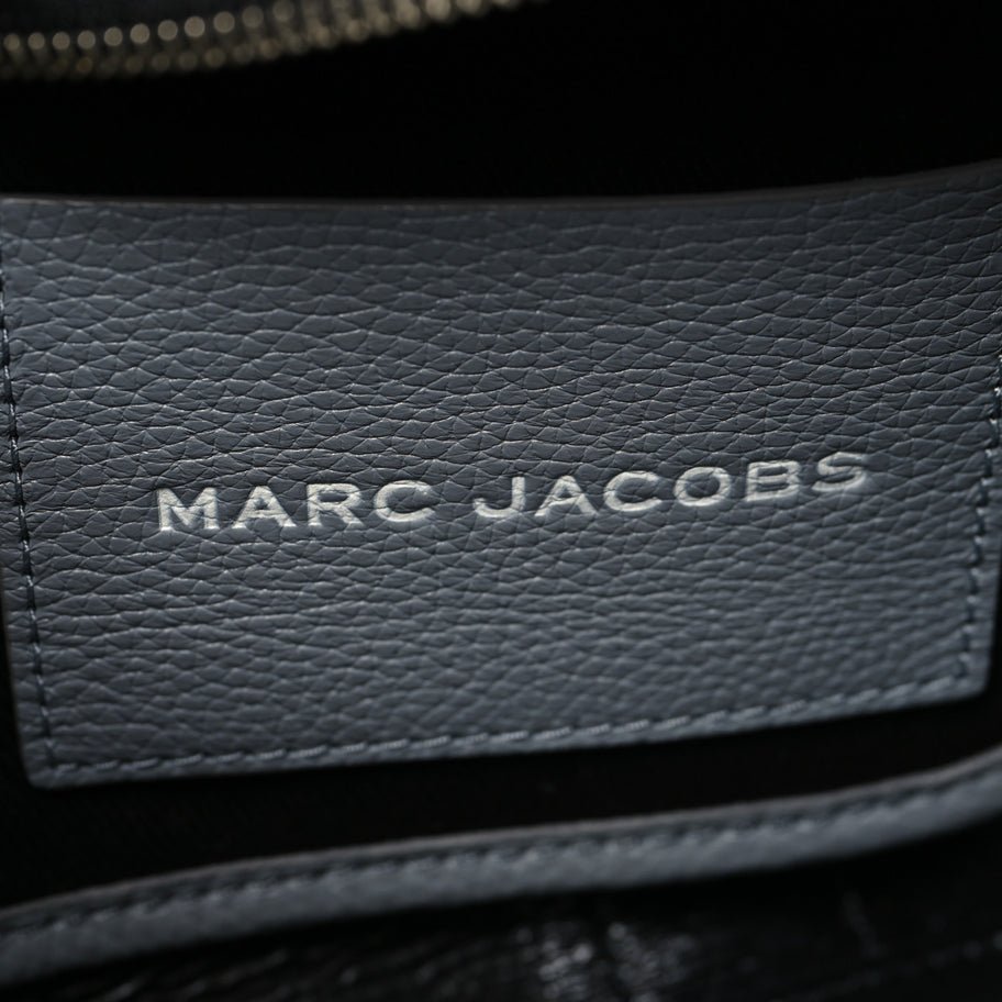 Marc Jacobs Grained Calfskin Small The Tote Bag Wolf Grey Image 6