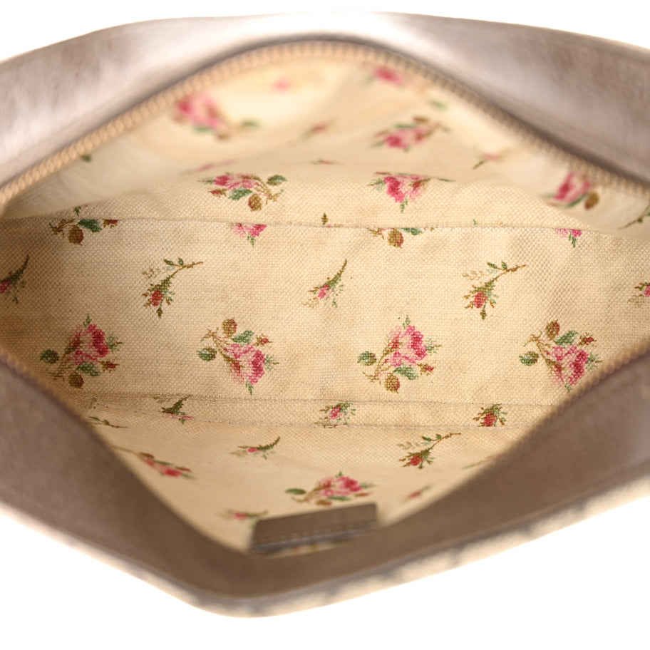 Gucci GG Supreme Monogram Web Neo Vintage Shoulder Bag Beige New Acero Crop Image 5