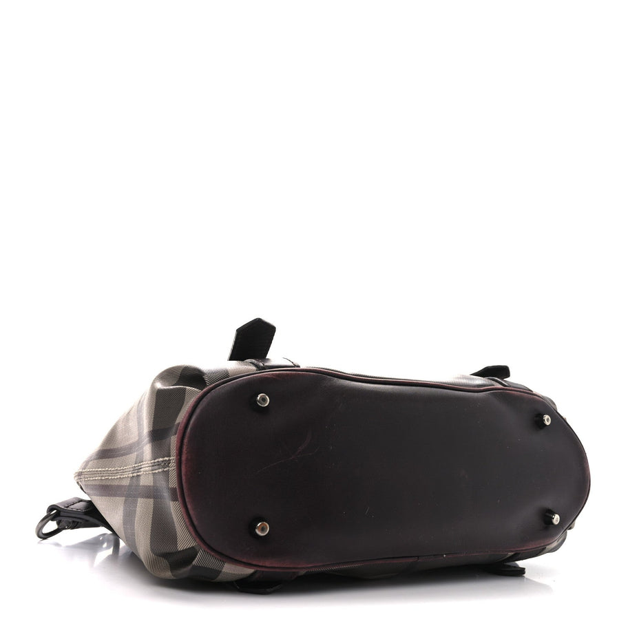 Burberry Smoked Check Small Northfield Tote Plum Image 4