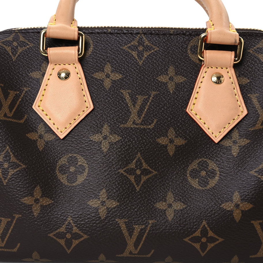 Louis Vuitton Monogram Speedy Bandouliere 20 Black Image 7