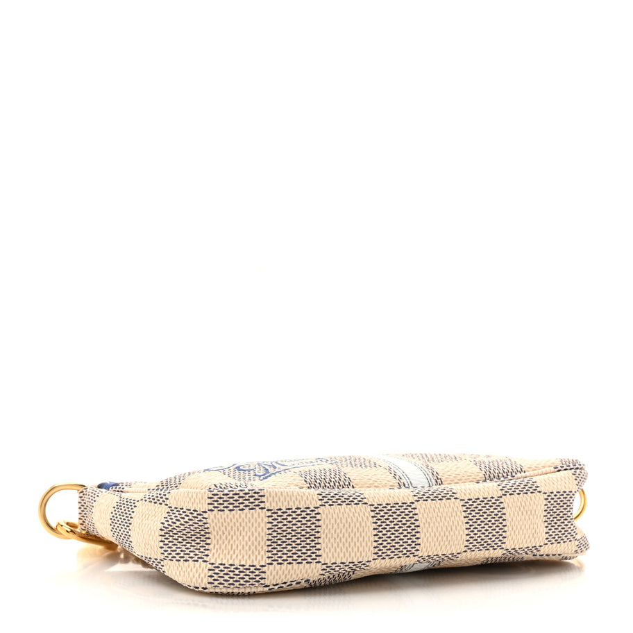 Louis Vuitton Damier Azur Summer Trunks Forte Dei Marmi Mini Pochette Accessories Image 4