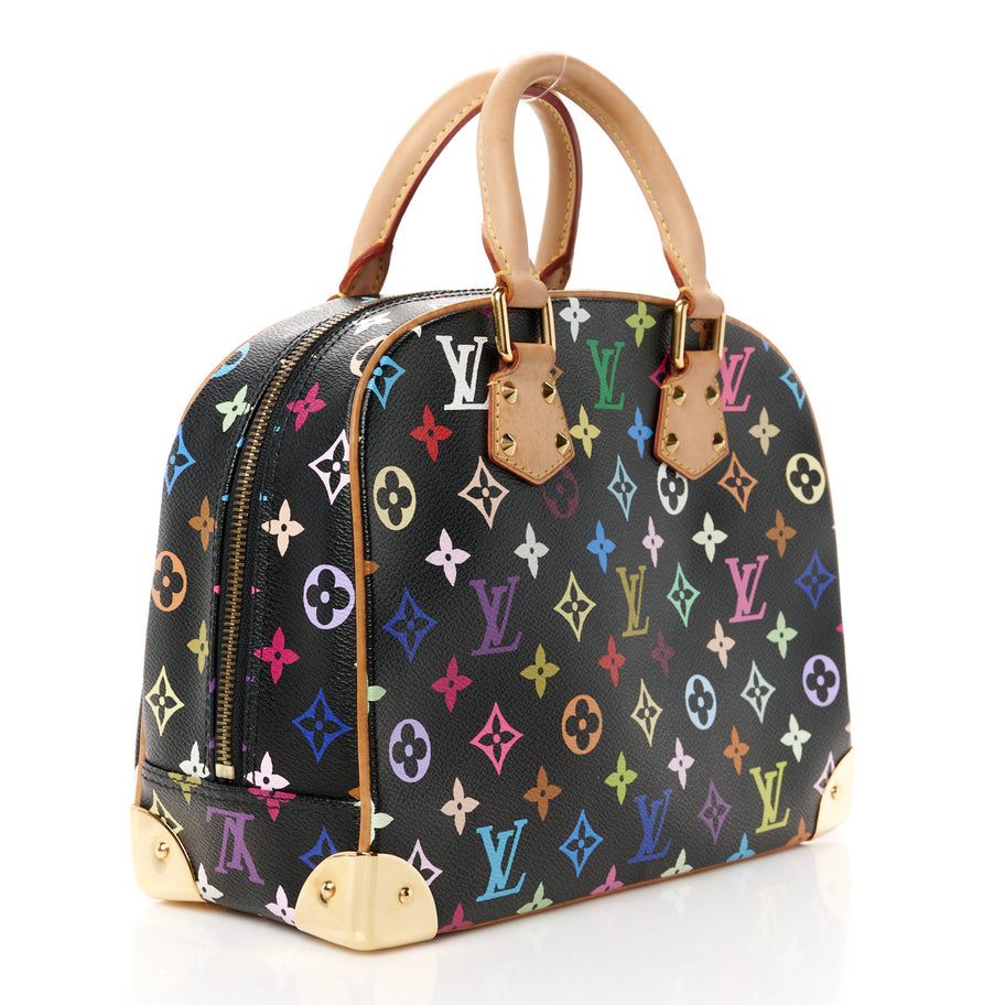 Louis Vuitton Monogram Multicolor Trouville Black Image 3
