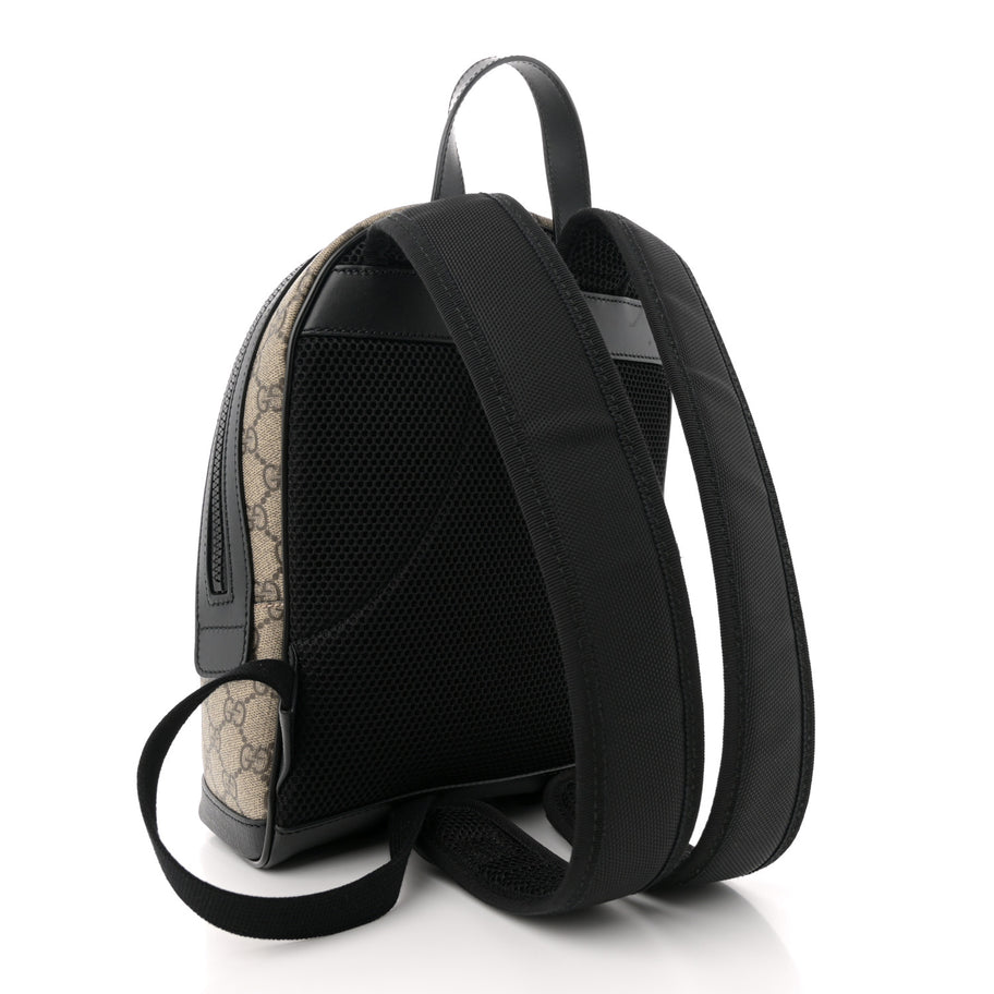 Gucci GG Supreme Monogram Small Eden Day Backpack Black Image 3