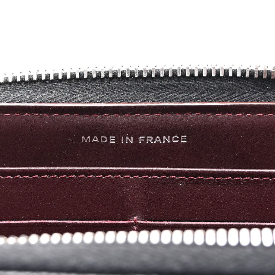 Chanel Caviar Quilted Large Gusset Zip Around Wallet Black Image 7