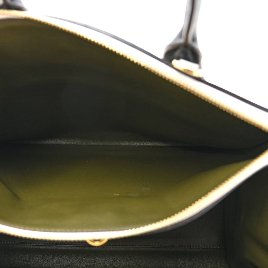 Louis Vuitton Taurillon City Steamer MM Kaki Creme Black Image 6