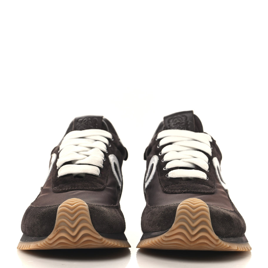Loewe Nylon Suede Flow Runners Sneakers 37 Shitake Image 3