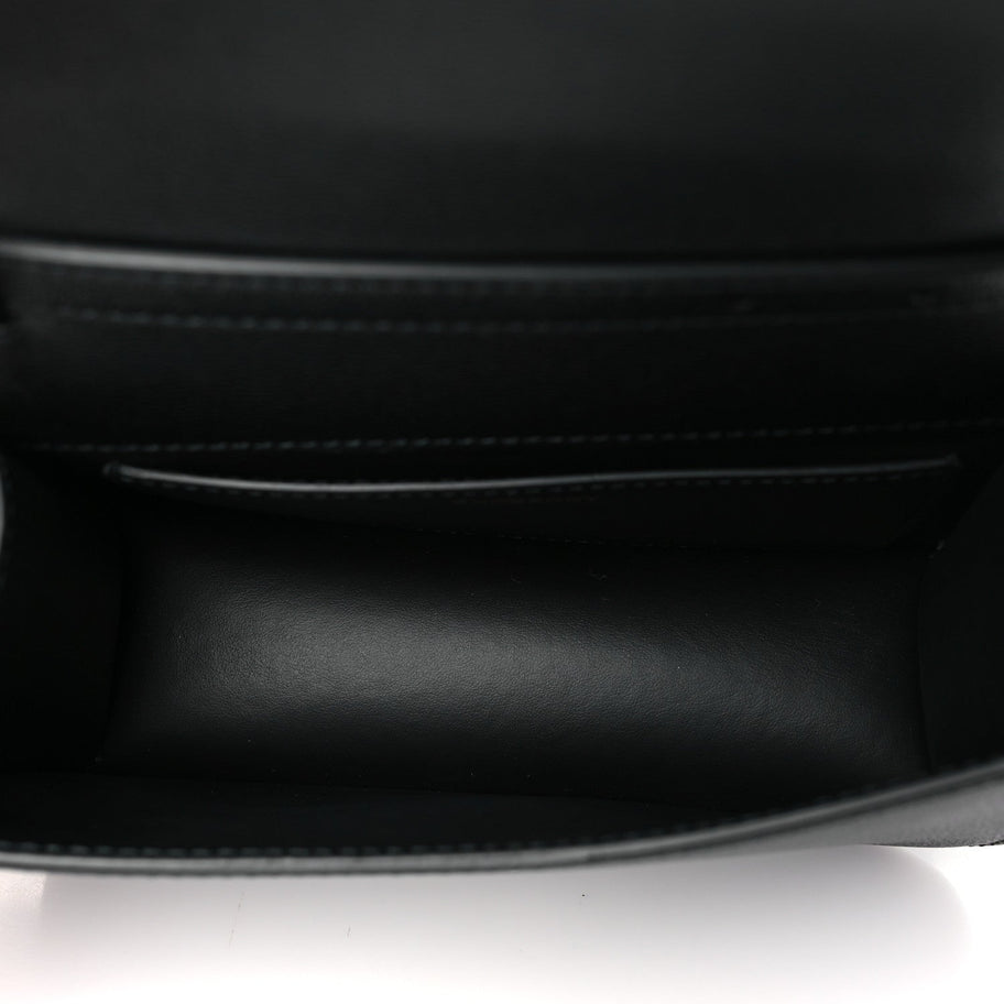 Burberry Grained Calfskin House Check Small Madison Shoulder Bag Black Image 5