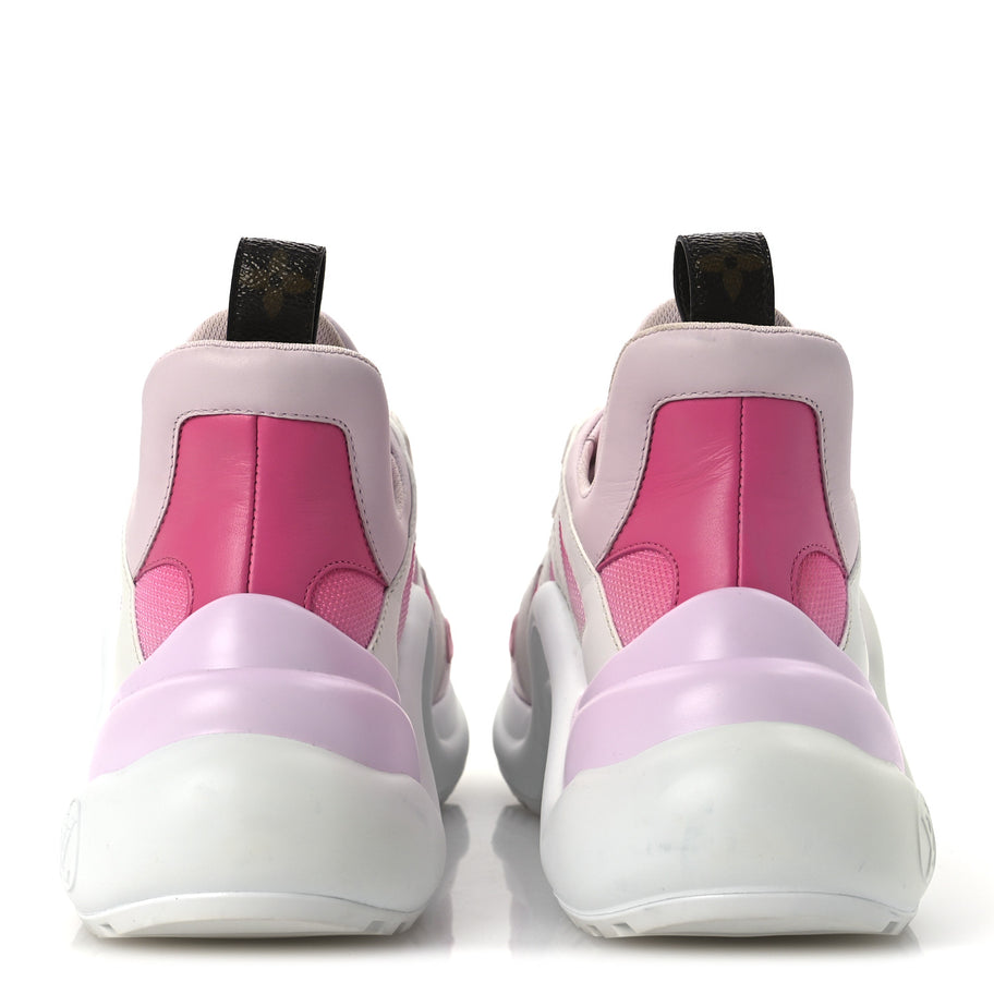 Louis Vuitton Calfskin Technical Nylon LV Archlight Sneaker Rose Clair Image 6