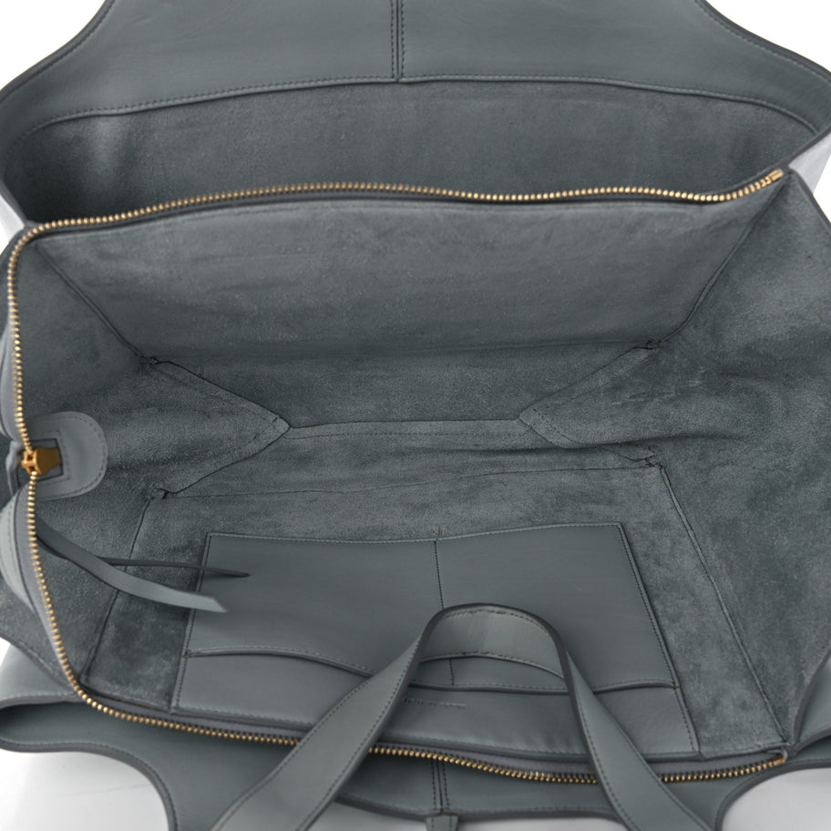 Celine Smooth Calfskin Medium Tri-Fold Bag Cloud Image 5