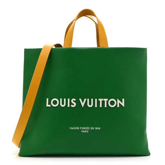  Louis Vuitton Cowhide Shopper Bag MM Autres Cuirs
