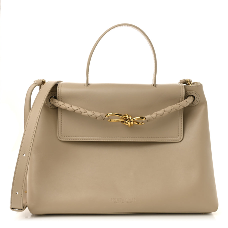 Bottega Veneta Silky Calfskin Medium Ciao Ciao Ecru Image 1