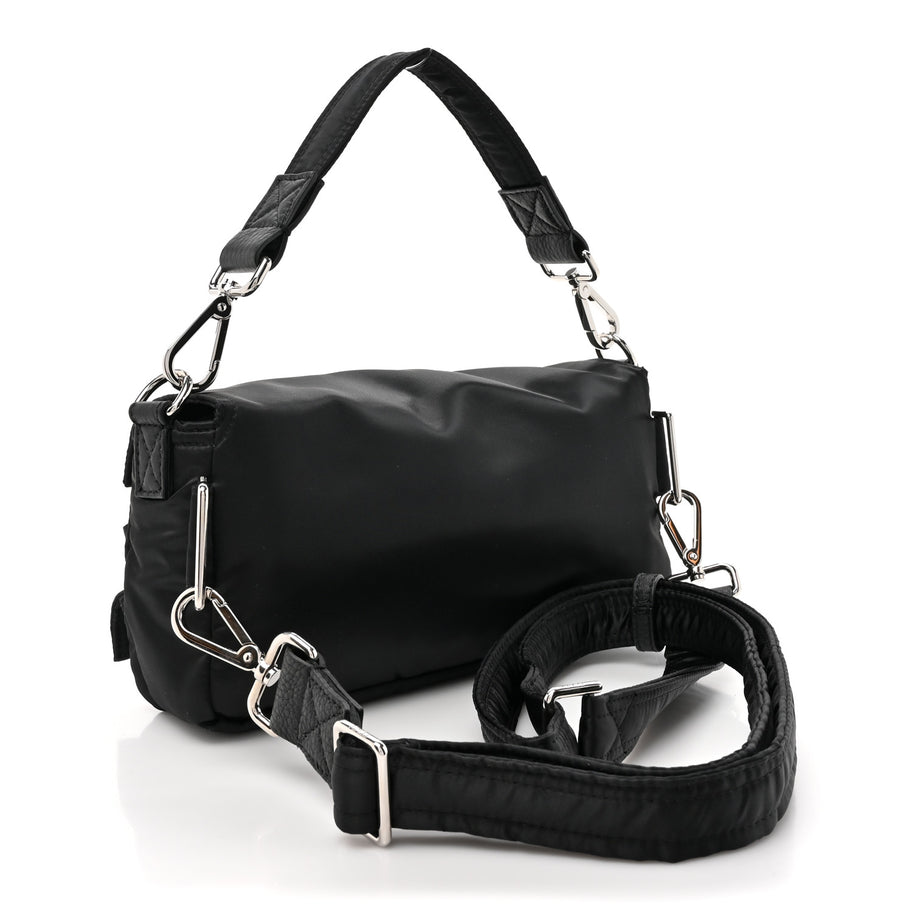 Fendi Econyl Cuoio Romano Multipocket Baguette Black Image 3