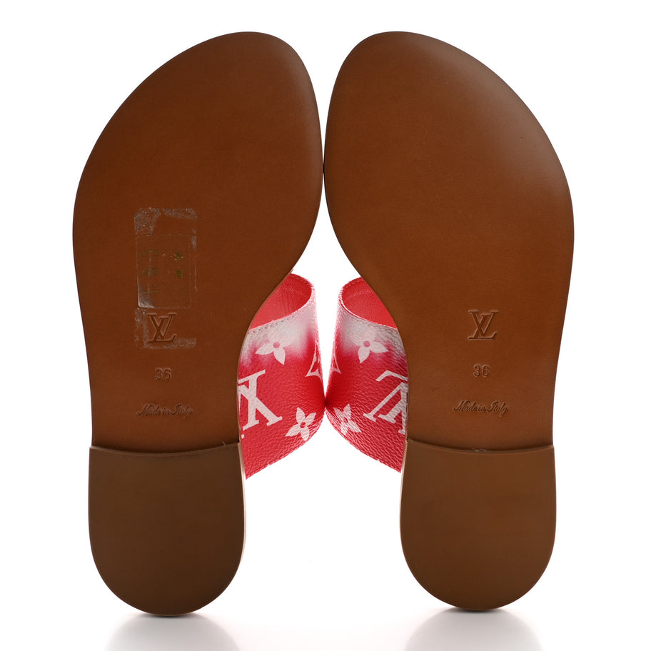 Louis Vuitton Monogram Escale Palma Sandals Rouge Image 5
