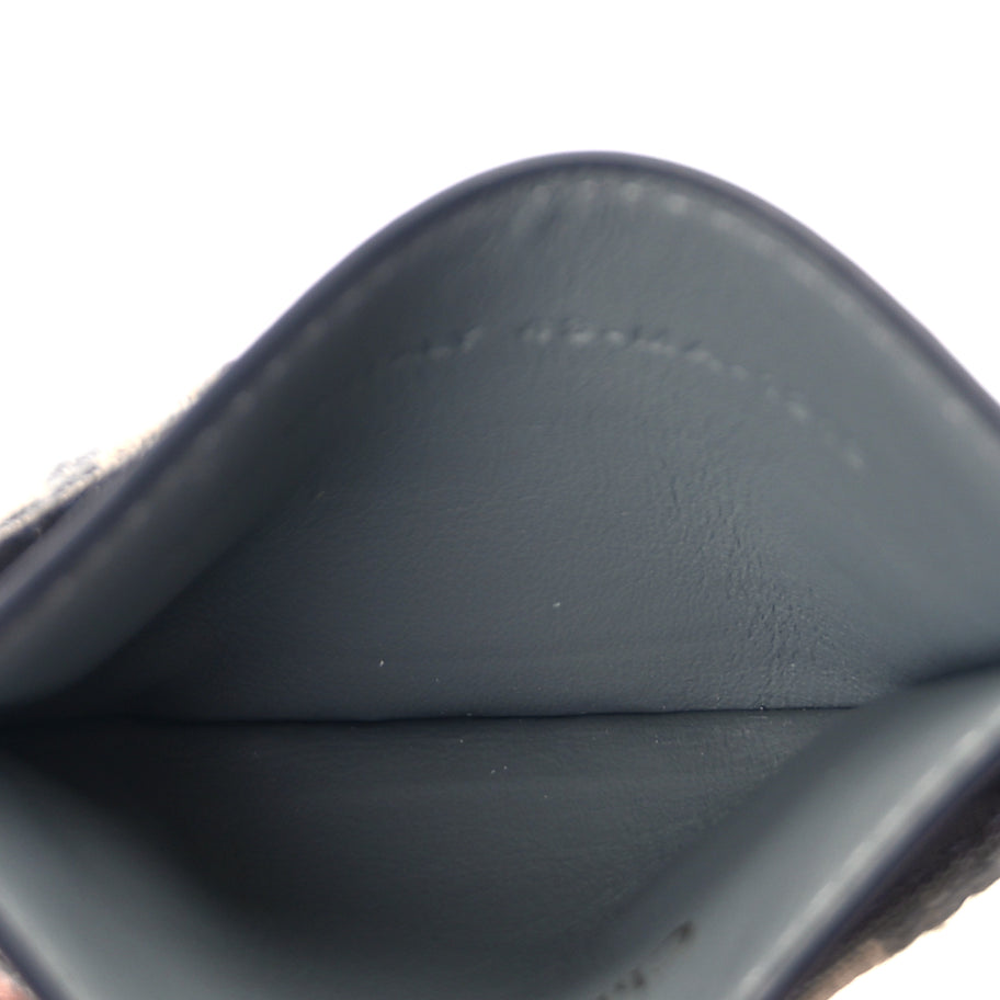 Christian Dior Oblique Calfskin 30 Montaigne Freesia Card Holder Grey Image 5