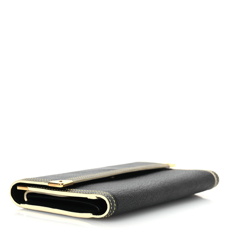 Louis Vuitton Suhali Porte Tresor International Wallet Black Image 4