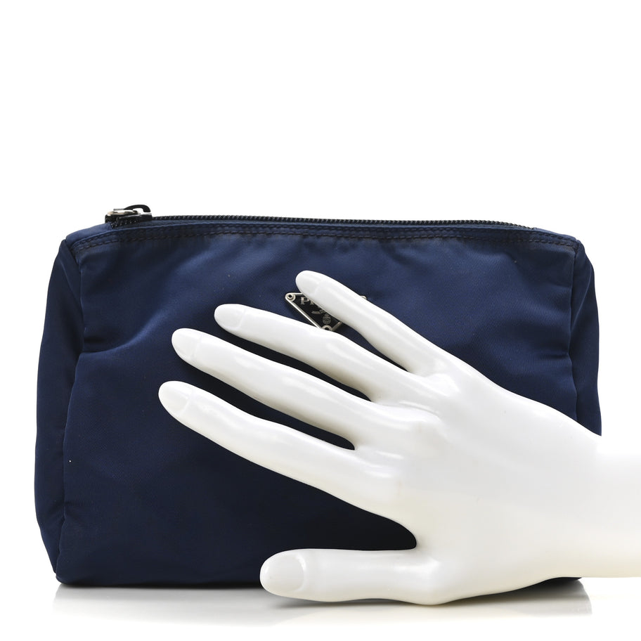 Prada Nylon Vela Cosmetic Pouch Baltico Image 2
