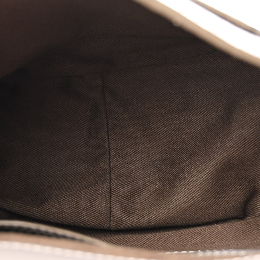 Chloe Calfskin Mini Marcie Round Crossbody Bag Cashmere Grey Image 5