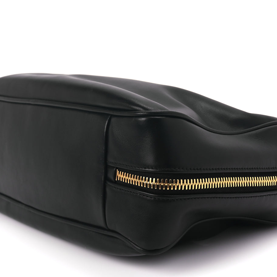 Miu Miu Soft Calf Large Softy Beau Top Handle Bag Black Image 8