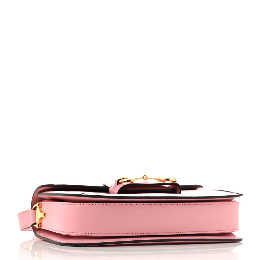 Gucci Azalea Calfskin Horsebit 1955 Shoulder Bag New Cherry Red Wild Rose Image 4