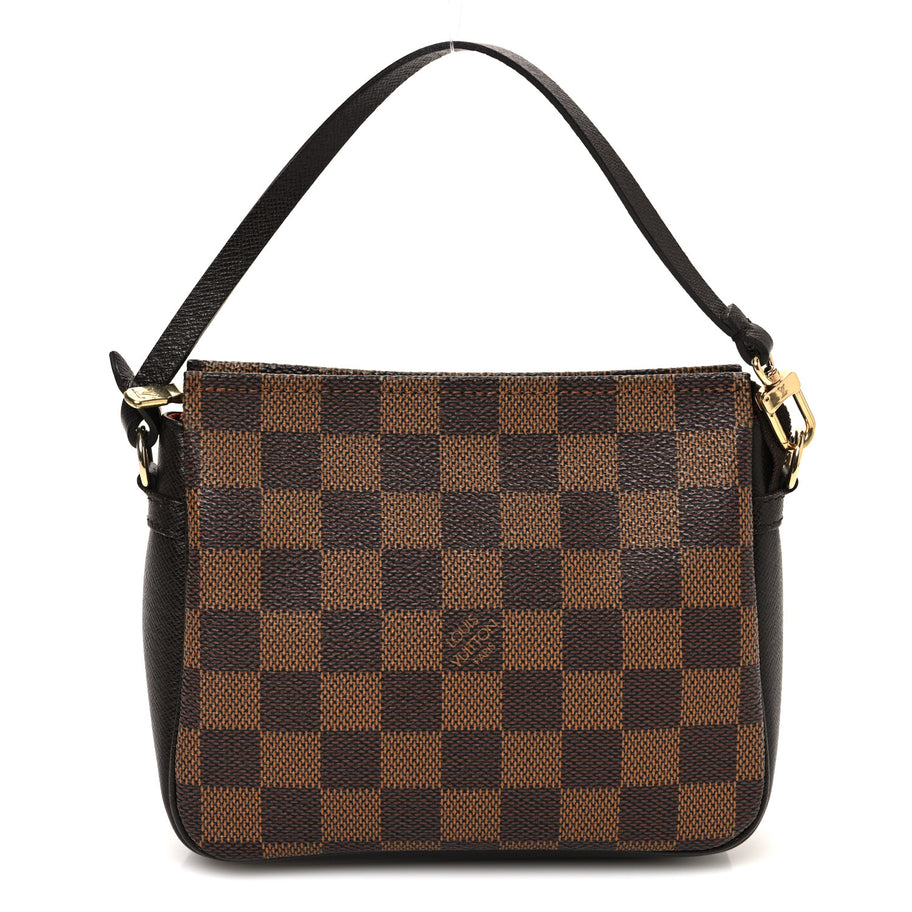 Louis Vuitton Damier Ebene Trousse Make Up Bag Pochette Image 1