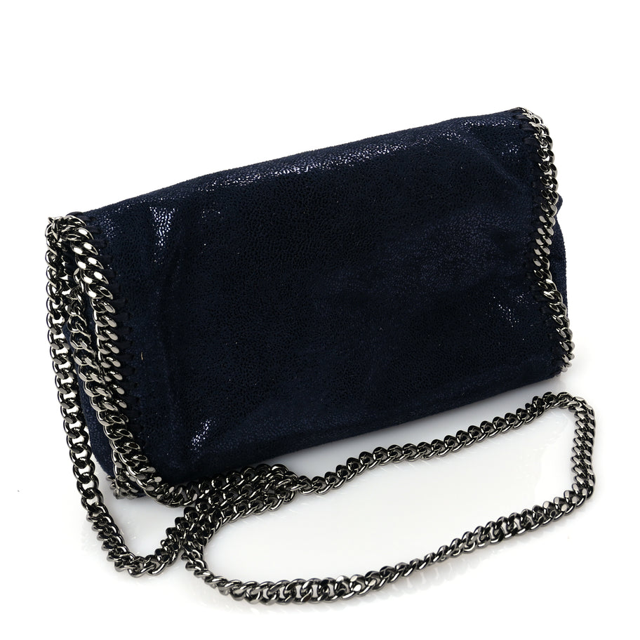 Stella McCartney Shaggy Deer Falabella Crossbody Bag Lapis Navy Image 2