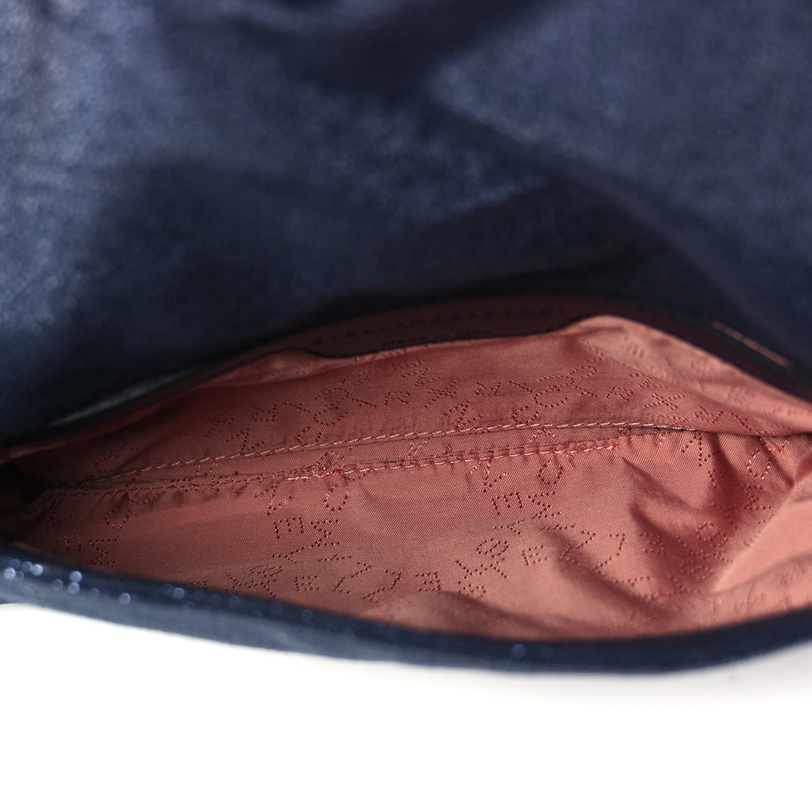 Stella McCartney Shaggy Deer Falabella Crossbody Bag Lapis Navy Image 4