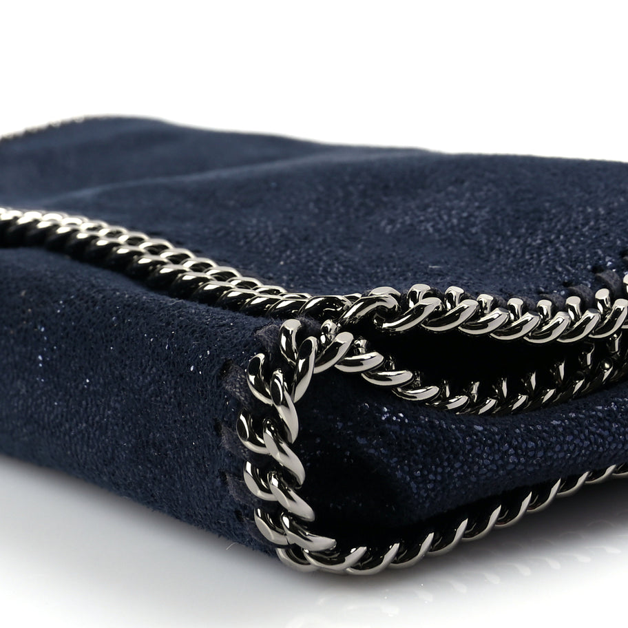 Stella McCartney Shaggy Deer Falabella Crossbody Bag Lapis Navy Image 8