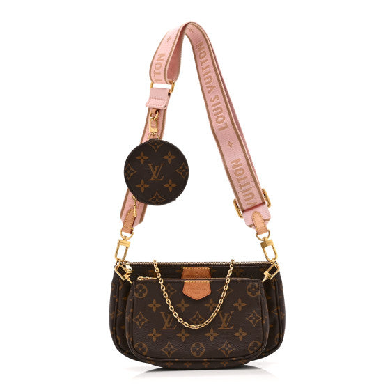 Louis Vuitton Monogram Multi Pochette Accessories Rose Clair Image 1