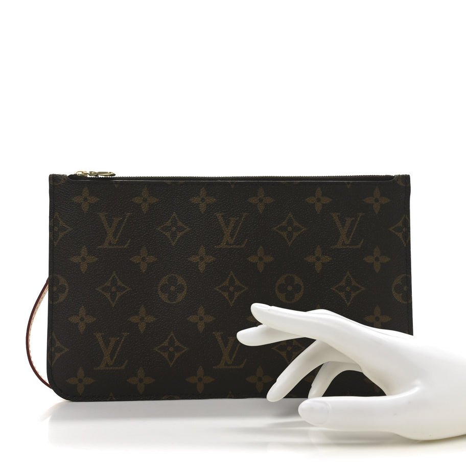Louis Vuitton Monogram Neverfull MM GM Pochette Image 2