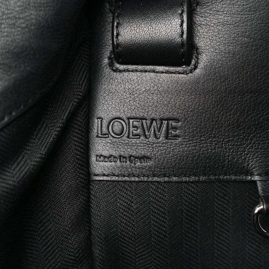 Loewe Calfskin Medium Hammock Shoulder Bag Black Image 6