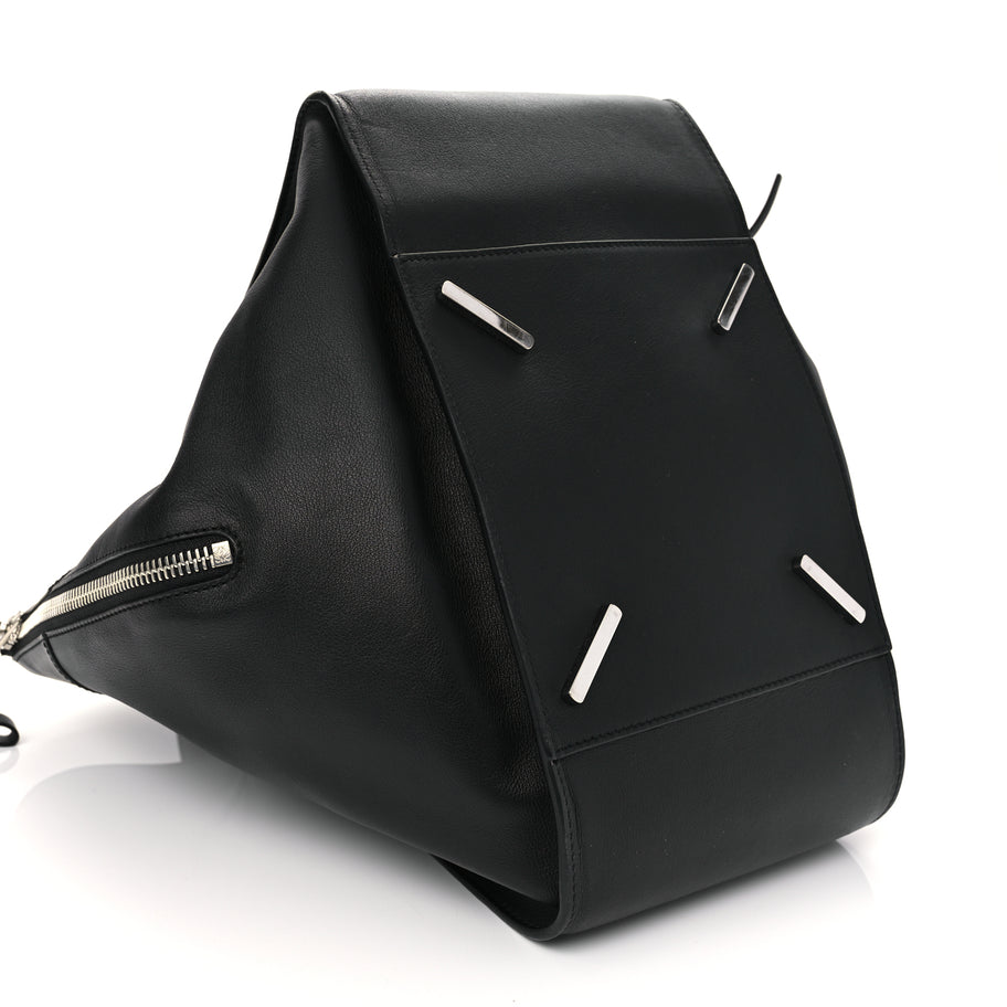 Loewe Calfskin Medium Hammock Shoulder Bag Black Image 9