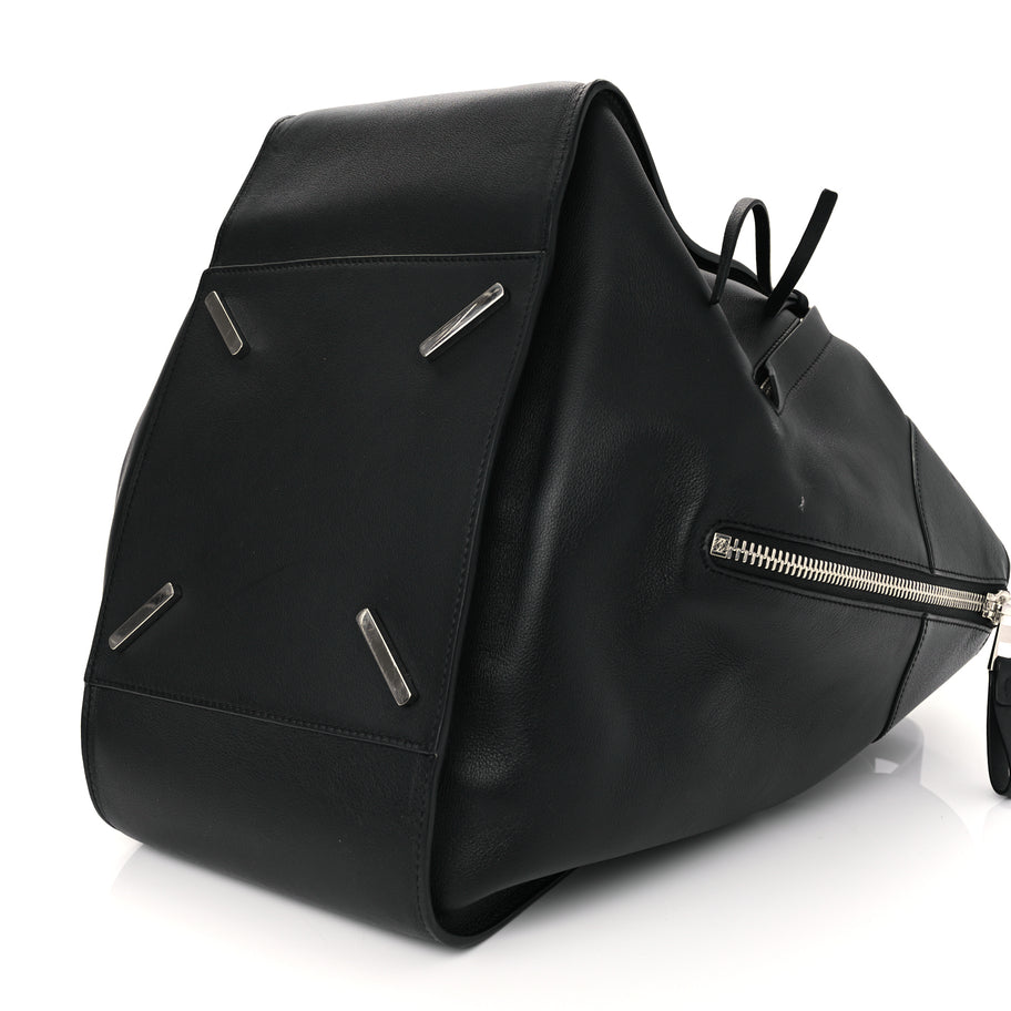 Loewe Calfskin Medium Hammock Shoulder Bag Black Image 10